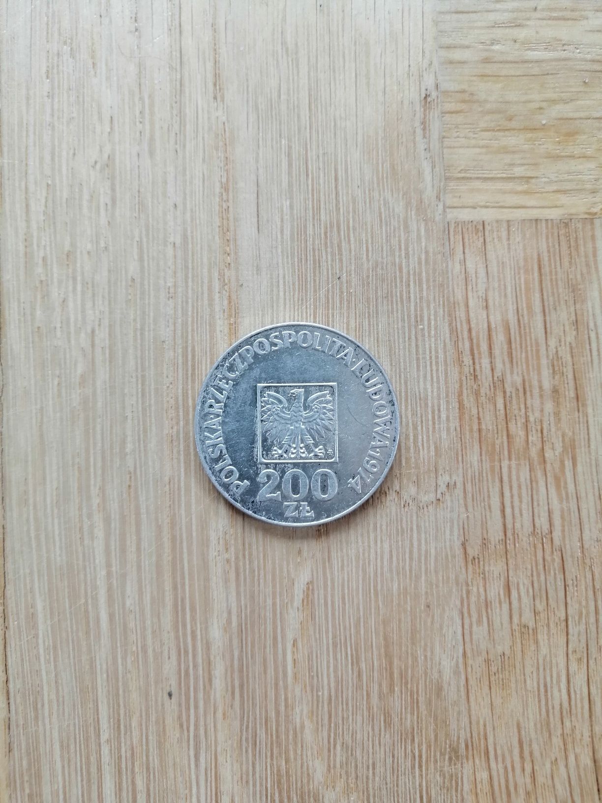 Moneta 200 zł 1974 r XXX Lat PRL