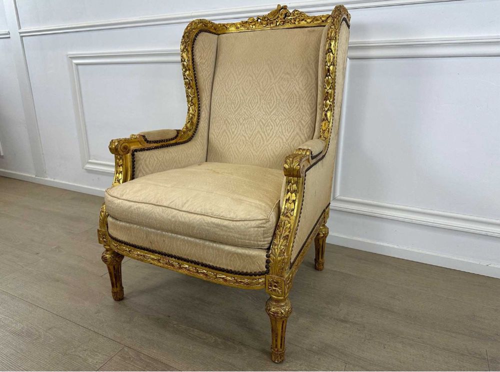 Barokowy fotel w stylu ludwikowskim