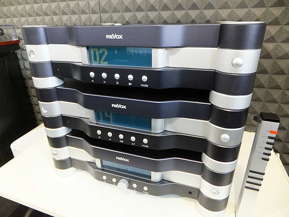 HI-END zestaw stereo wieża REVOX E426 + E450 + E460