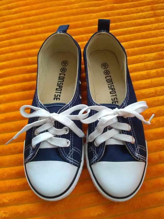 trampki granatowe 37 jak nowe  +gratis