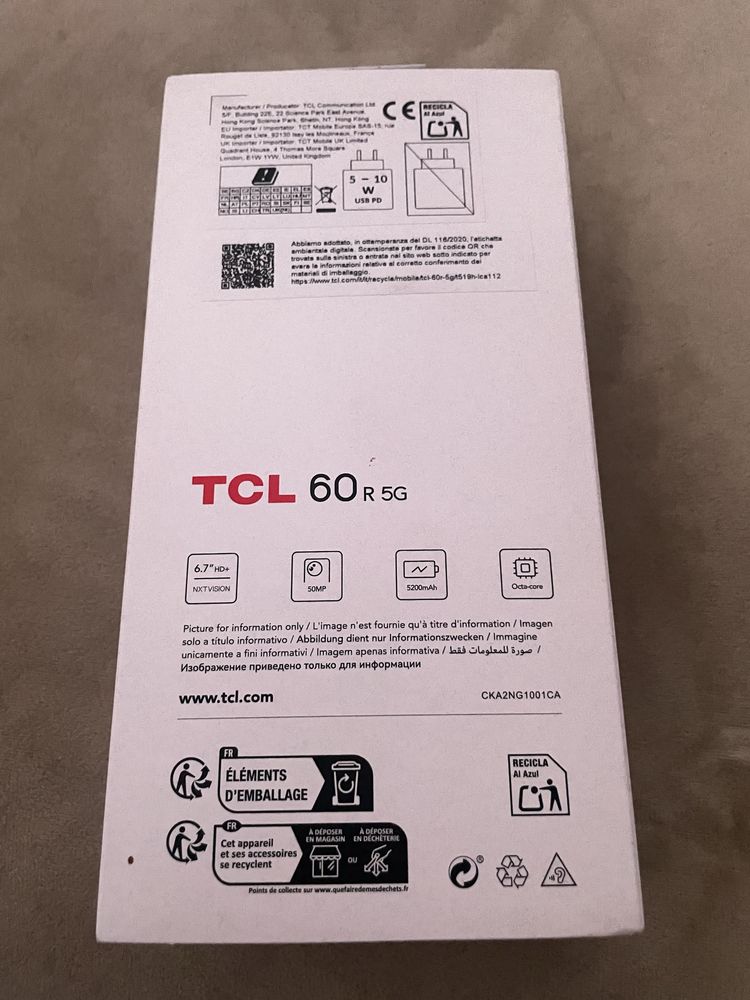 TCL 60R 5G nowy zaplombowany