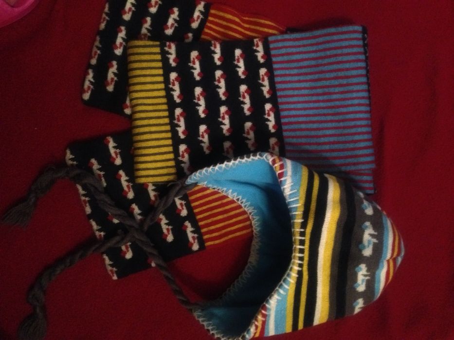 Детская шапка + шарф