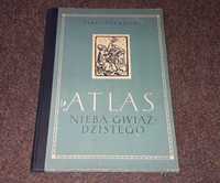 Atlas nieba gwiaździstego widocznego w Polsce J.Dobrzycki wyd.I 1956r.