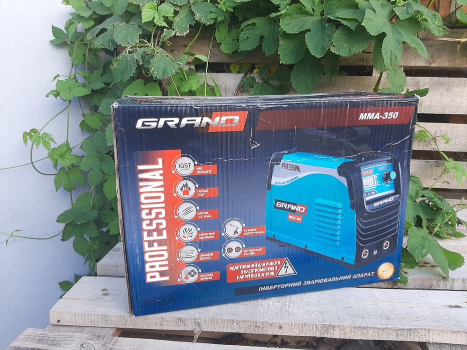 Инверторный сварочный аппарат  Grand MMA-350 Profi