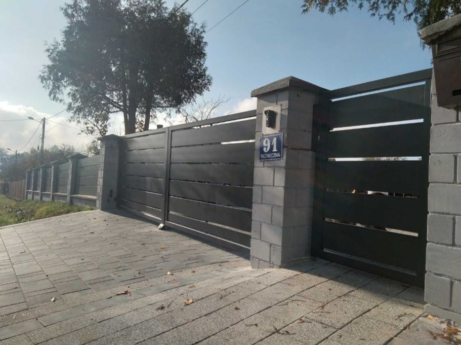 Brama dwuskrzydłowa + furtka Komplet