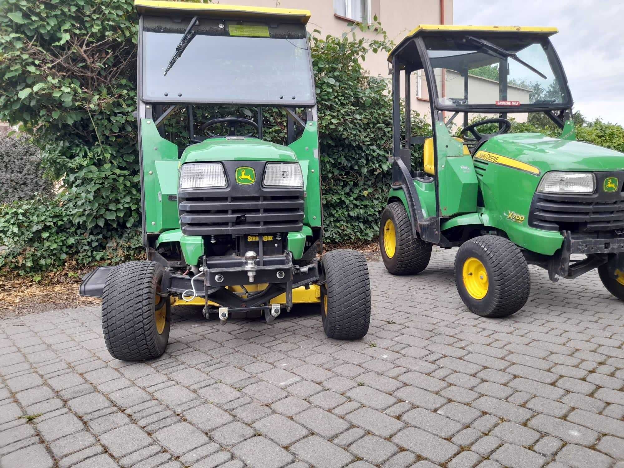 John deere traktorek komunalny kosiarka