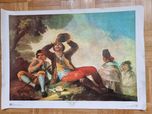 Francisco De Goya  - Reprodukcja  - Pijący - Obraz