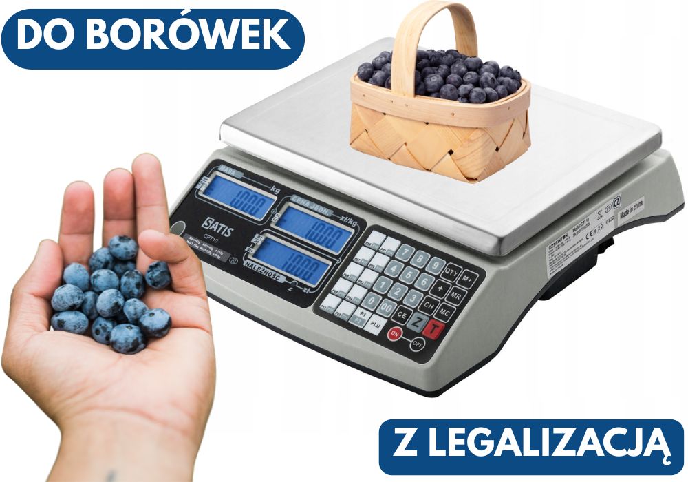 Waga z legalizacją do 2027 roku do owoców do warzyw na targ do 30kg