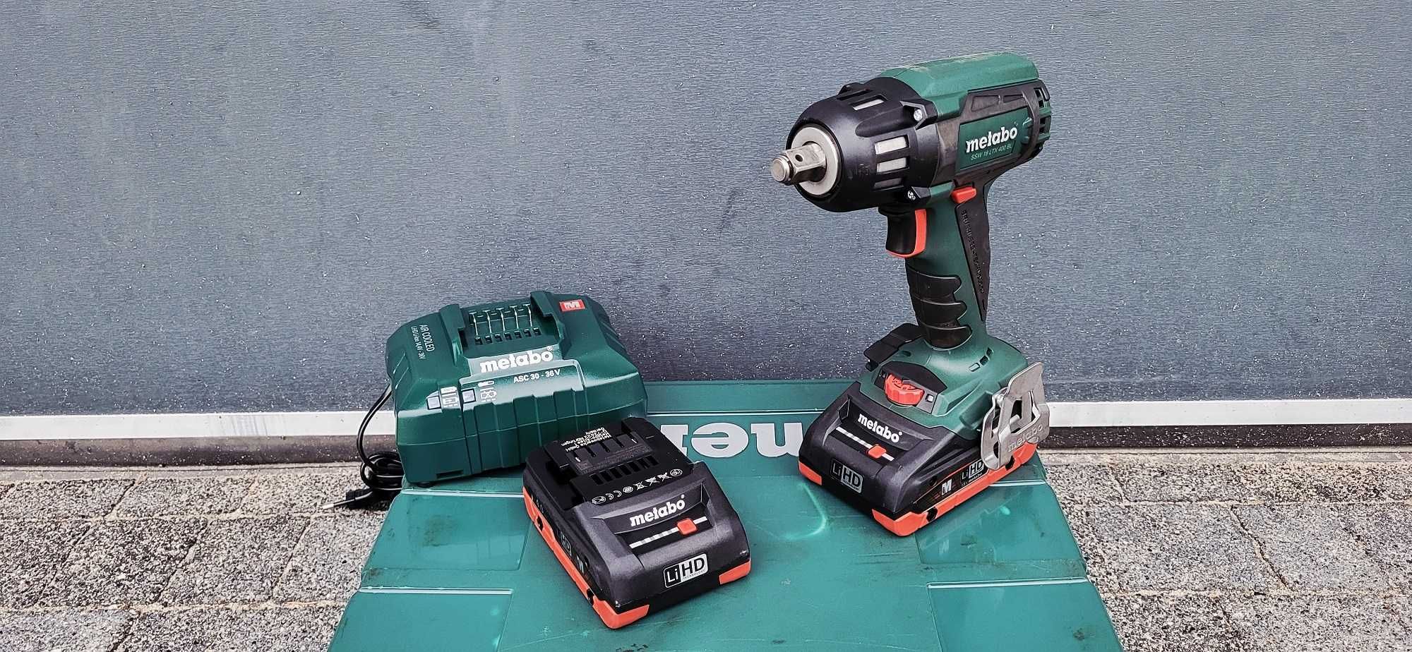 Klucz udarowy Metabo SSW 18 LTX 400 BL + 2aku Zakrętak jak Nowy!!