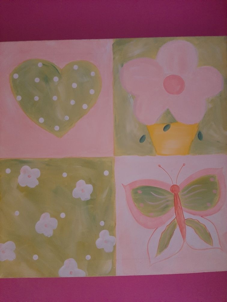 Quadro de parede quarto menina