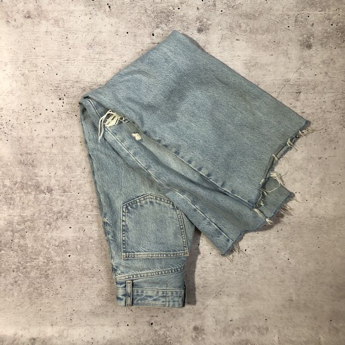 Широкі рвані джинси zara