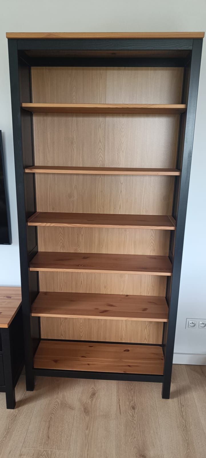 Ikea Hemnes 2 regały, witryna, szafka RTV stan bdb