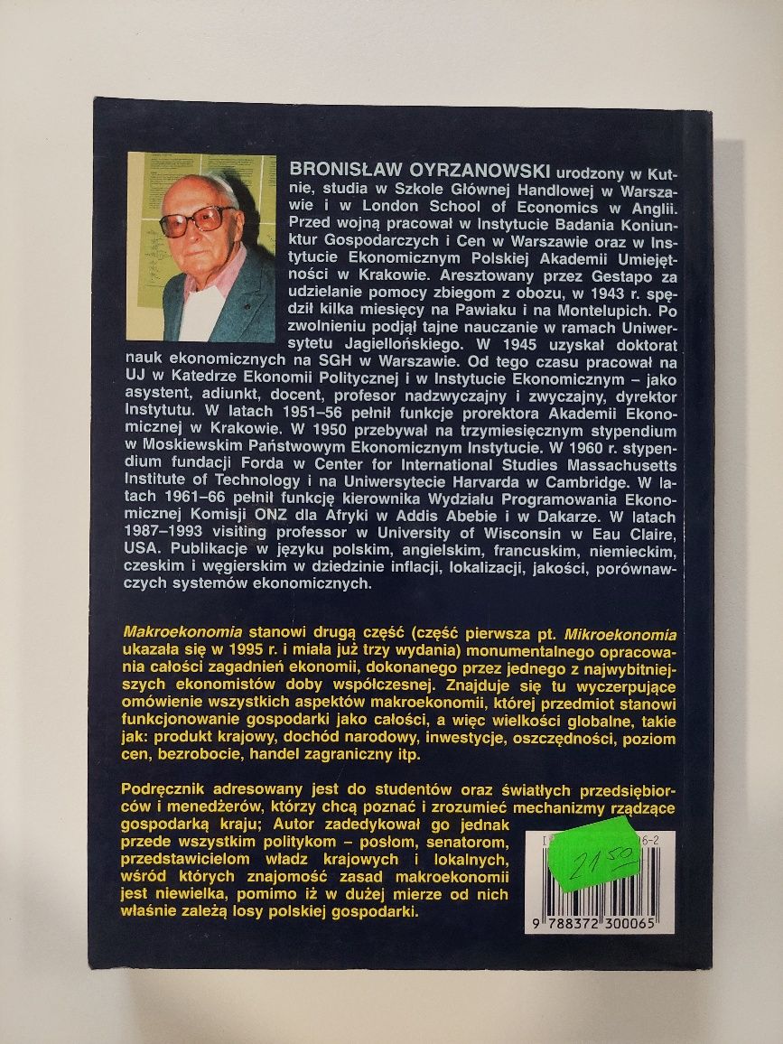 Makroekonomia B. Oyrzanowski