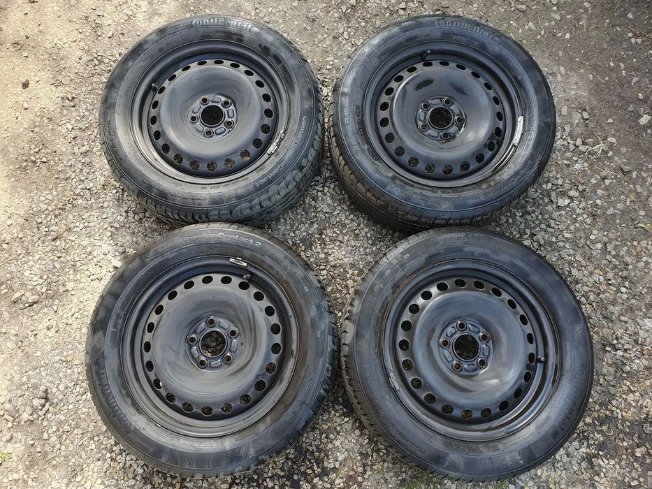 FORD R16 KOŁA LETNIE OPONY FELGI 16&quot; 6.5J ET50 5x108 CONTINENTAL 215/55/R16 MONDEO MK3
