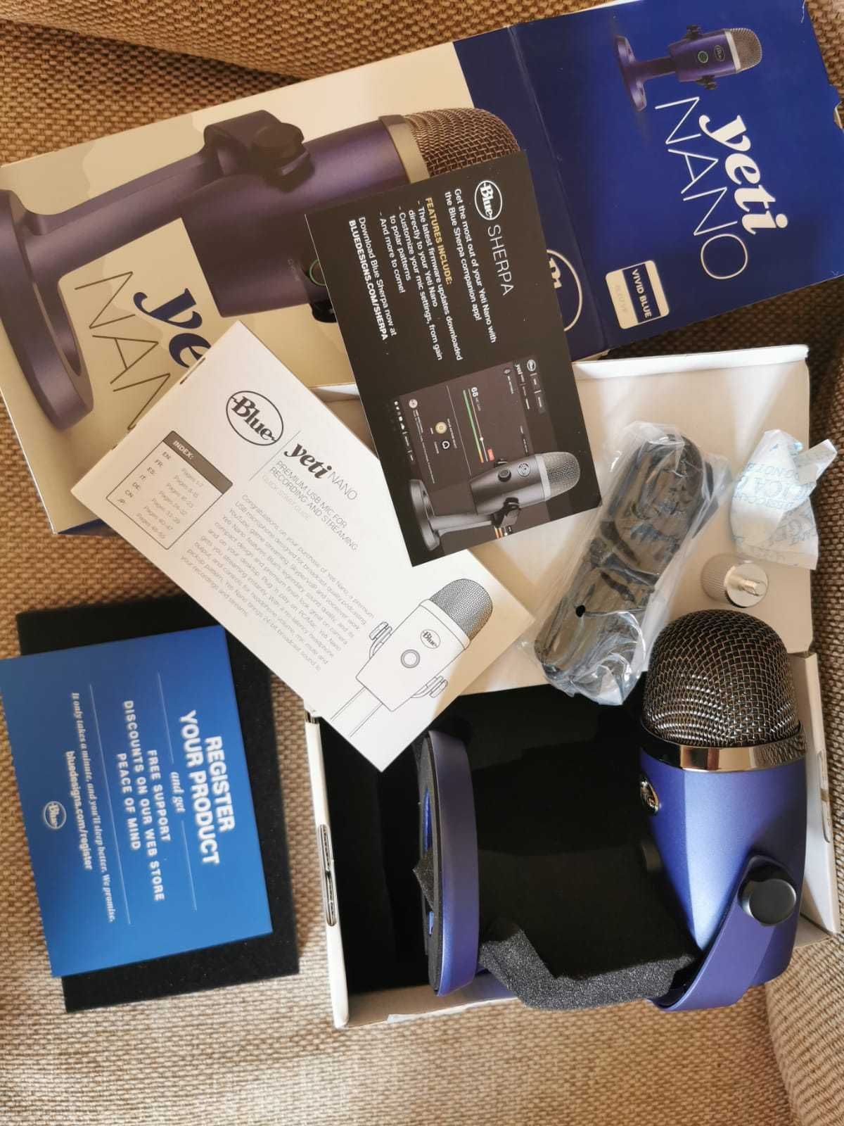Mikrofon Blue Yeti Nano Microphone pojemnościowy studyjny logitech