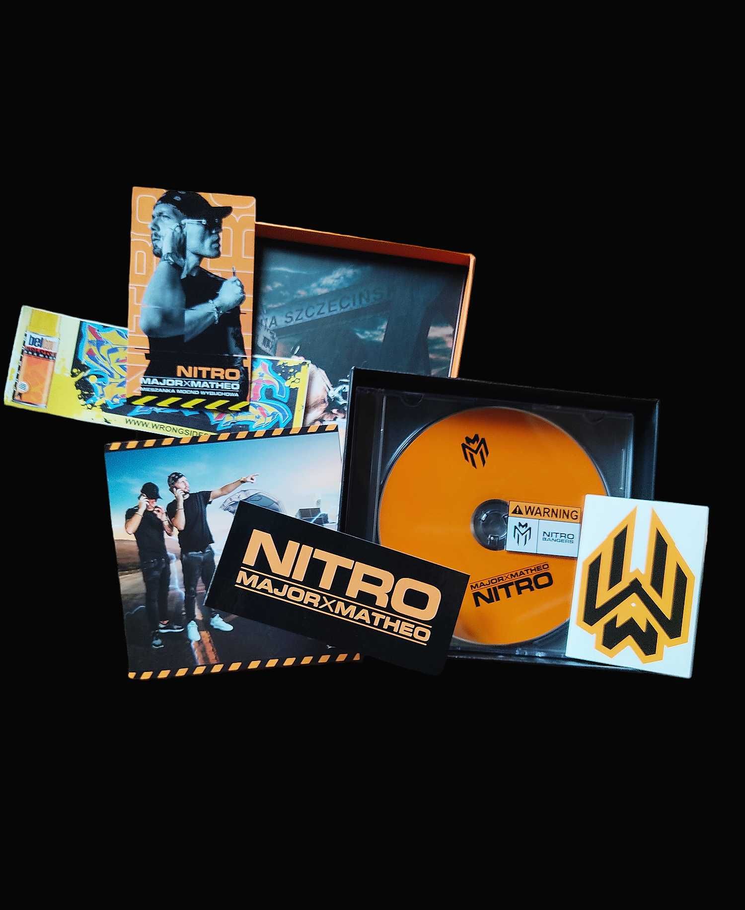 Major SPZ x Matheo - Nitro preorder deluxe BOX (CD, wlepki, plakat)