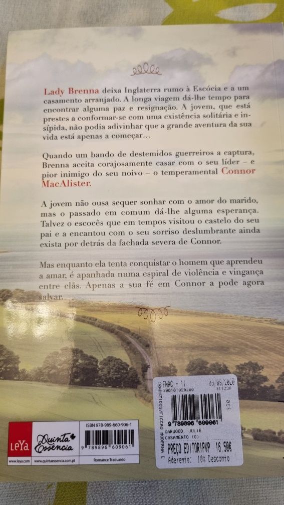 Livro O Casamento de Julie Garwood