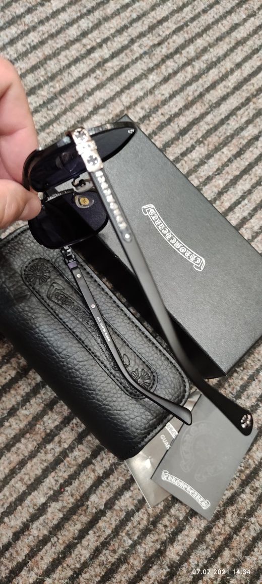 Распродажа...Chrome Hearts очки солнцезащитные Оригинал 100%