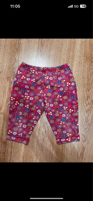 Spodnie dziewczęce H&M roz. 68-74 cm