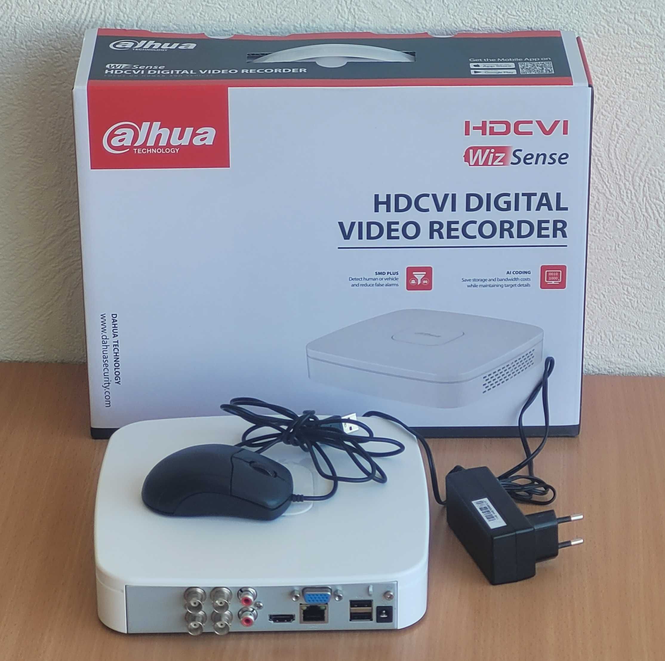 Надежный комплект видеонаблюдения 4 Камеры Dahua HDCVI для улицы