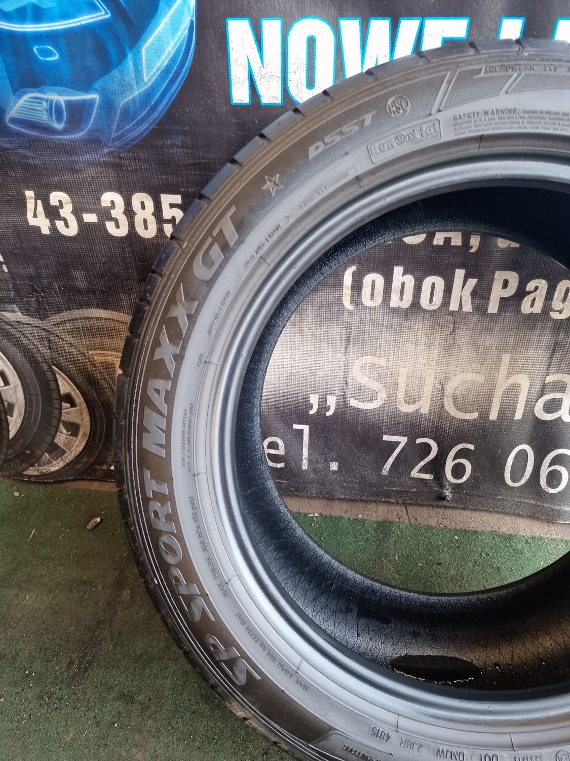 Opony letnie 245/50/18 Dunlop Ranflat Para