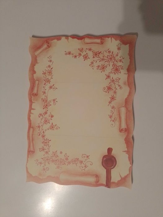 Zaproszenia a4 retro 100 szt.