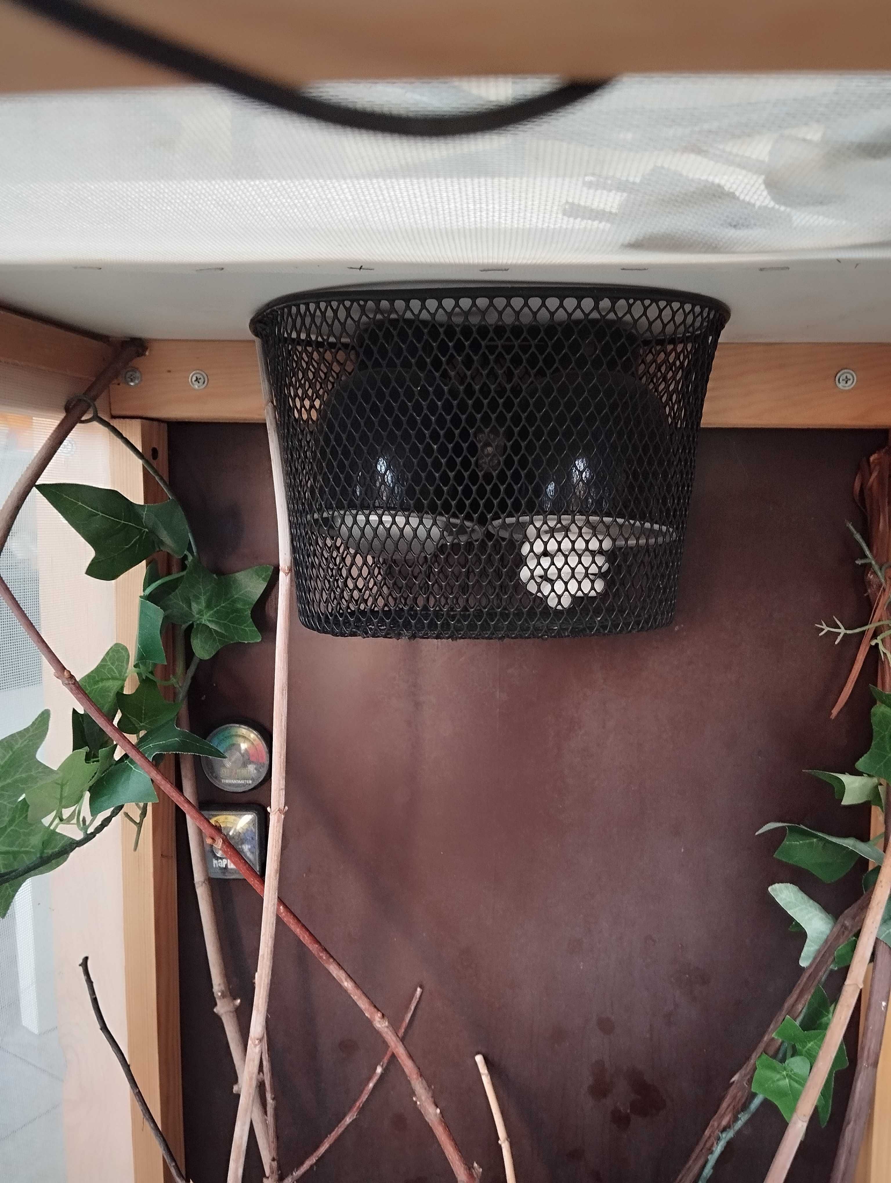 Terrarium dla kameleona/jaszczurki  - duże , wyposażone - SUPER