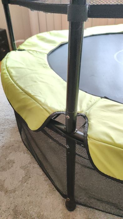 Батут Atleto 140 см з захистом і сіткою