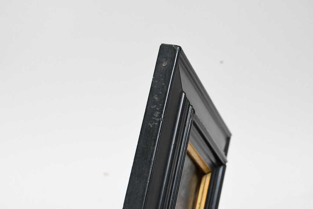 Portret olejny na desce XVIII w.