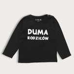 Bluza dziecięca 5.10.15. duma rodziców czarna 86 z nadrukiem śmieszna