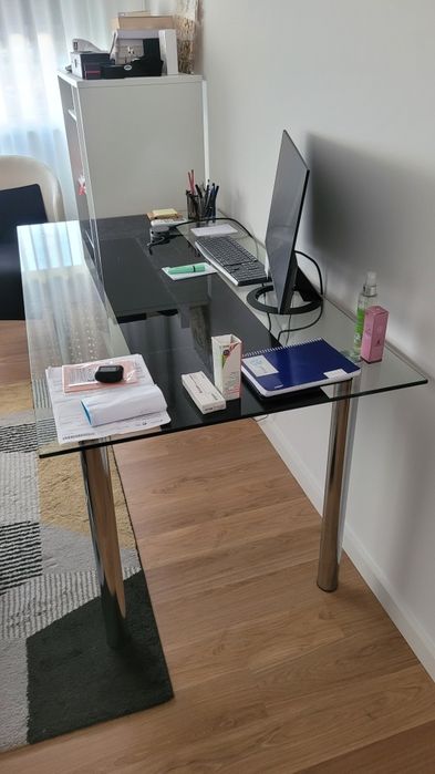 Mesa de vidro para sala