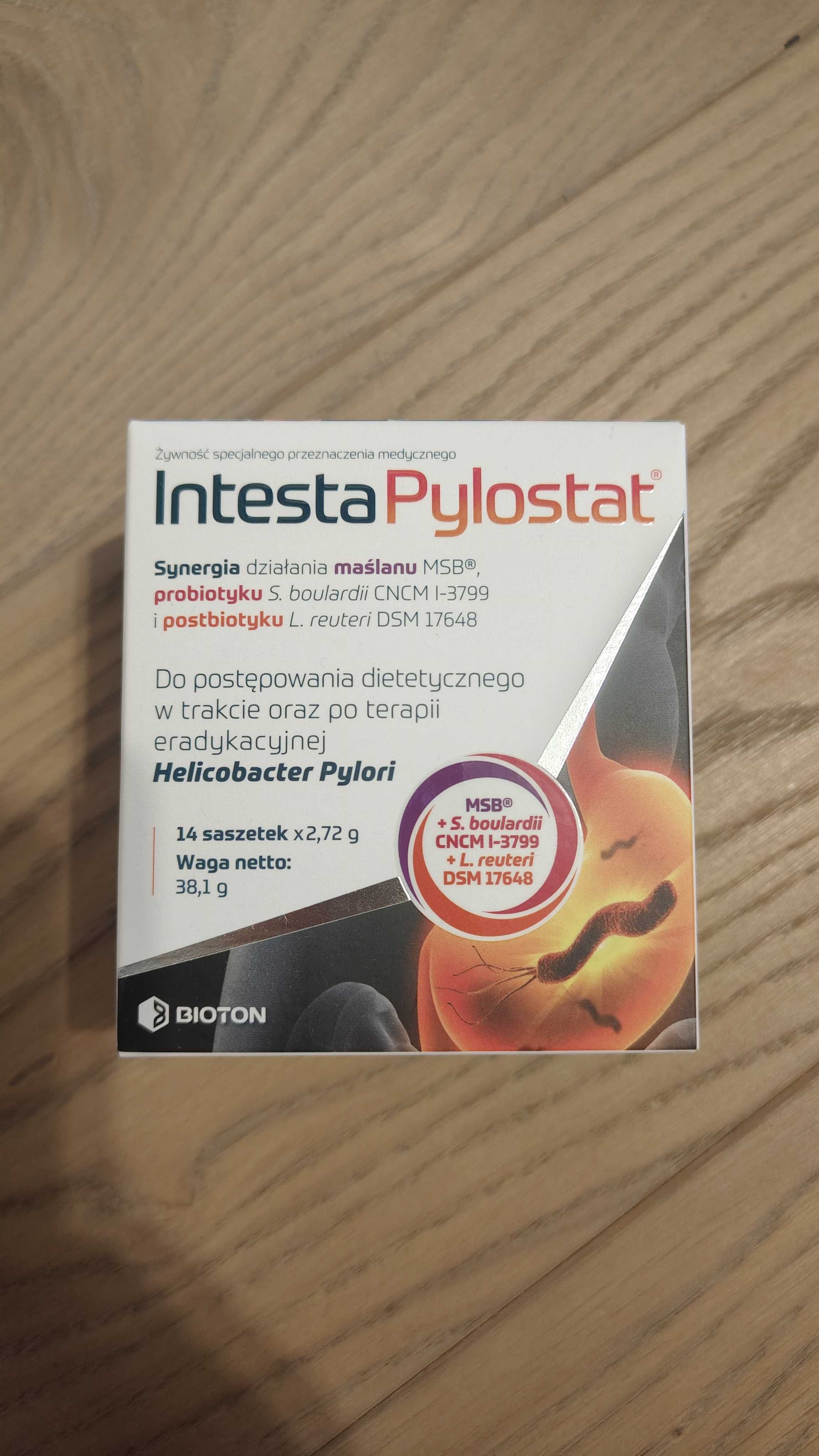 Intesta Pylostat, maślan, probiotyk, postbiotyk 38,1g