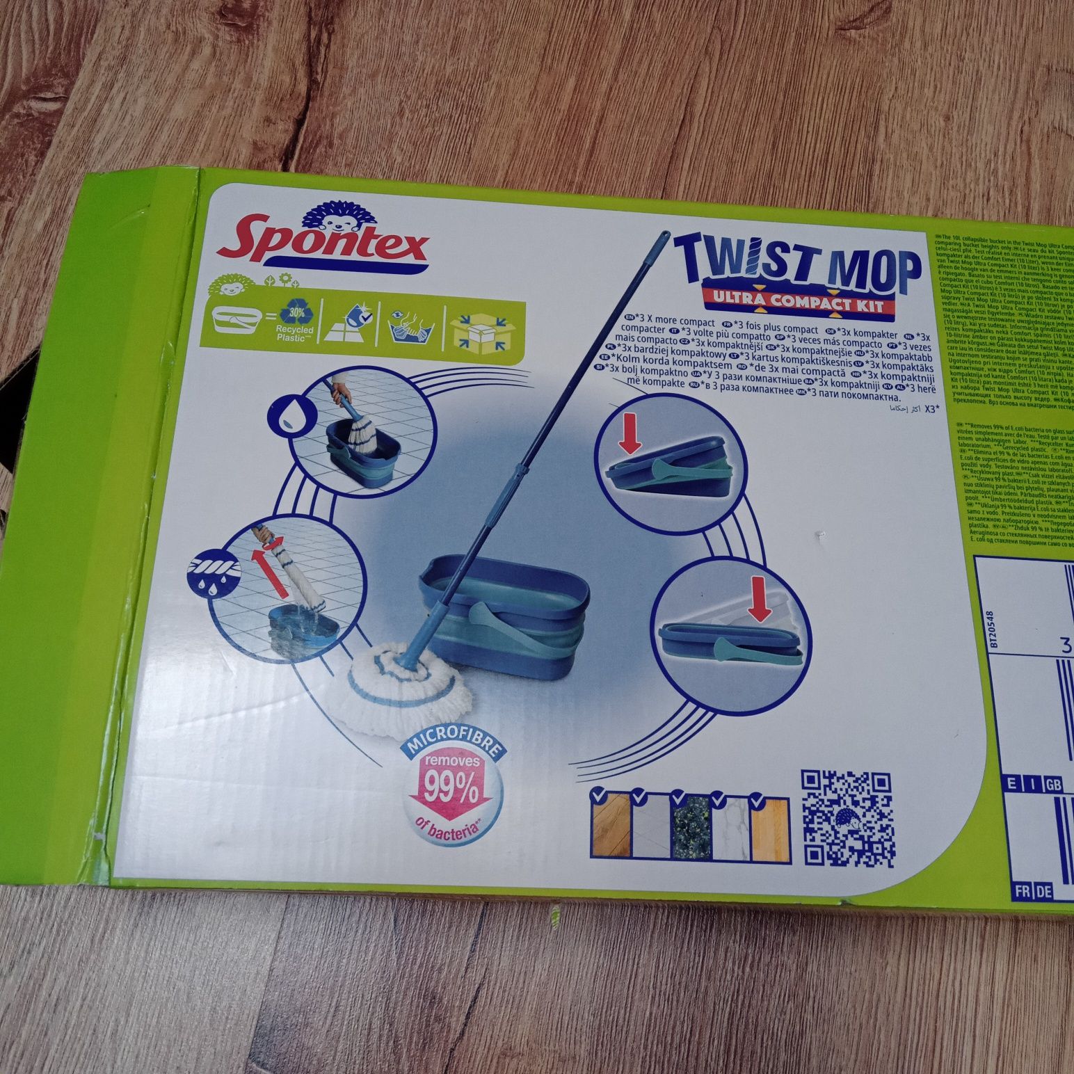 Mop z widerkiem składanym Spontex