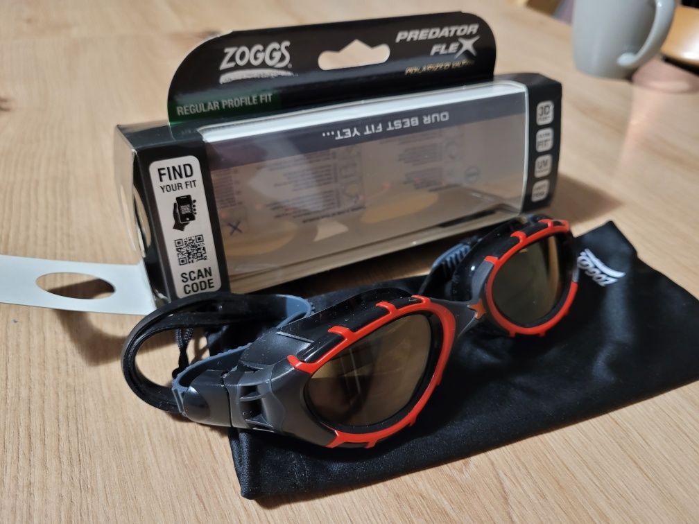 Zoogs predator fle polarized ultra okularki triathlon pływanie