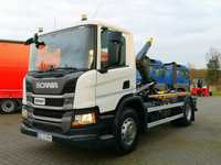 Scania P250 Hakowiec KH Kipper 140 TYS. KM Jak Nowa!  Salon Polska! DMC 18 TON! Zawieszenie Budowlane! Blokada Mostu! OKAZ!