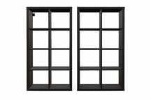 2x Regał IKEA Kallax 2x4 4x2 / 147 x 77cm ciemnobrązowy czarny