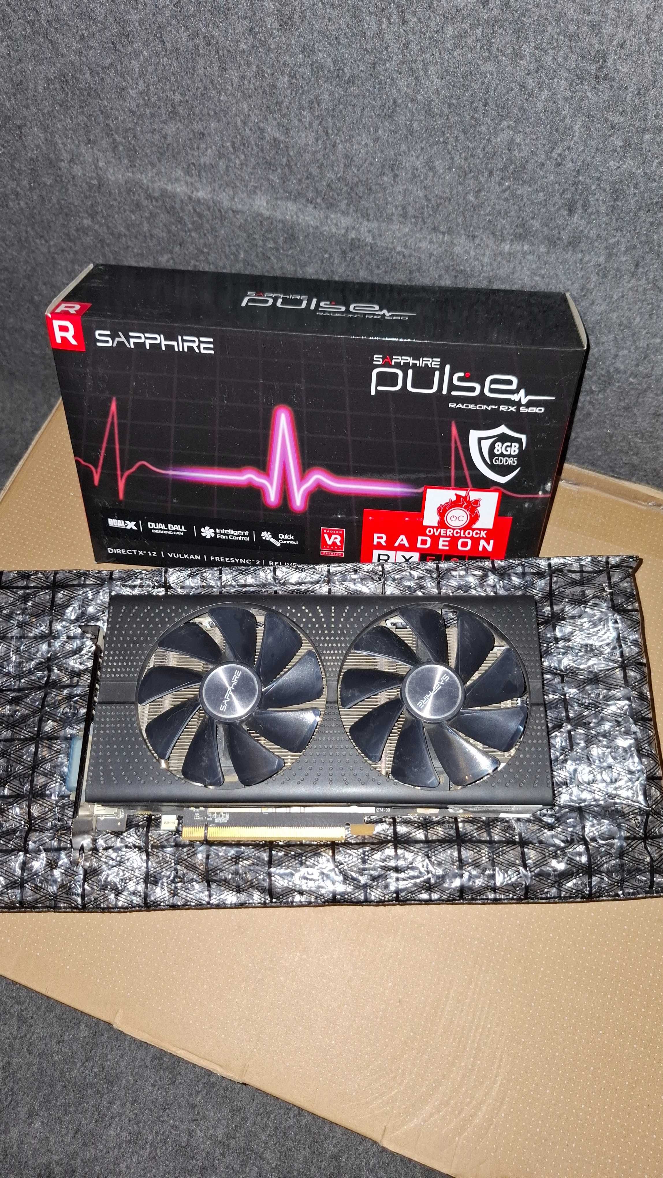 Відеокарта Sapphire Radeon RX 580 PULSE OC 8192MB (11265-05-20G)