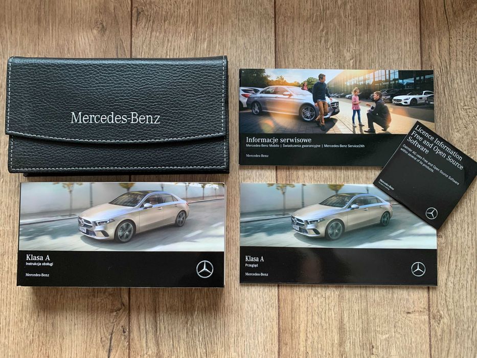 MERCEDES A klasa W177 Polska instrukcja obsługi oryginalna OEM w Etui