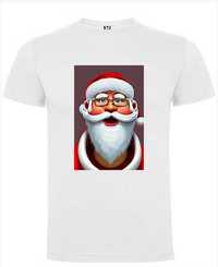 Koszulka Świąteczna z Św. Mikołajem Rozmiary od s do XXL