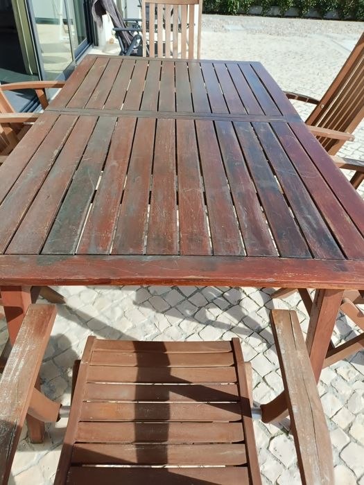 Mesa de jardim 1,80 x 1.00 extensível