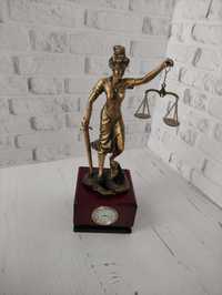 Настільний годинник з статуеткою «Феміда» - Богиня Правосуддя