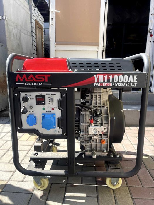 Дизельный генератор 8 кВт однофазный YH11000AE MAST GROUP