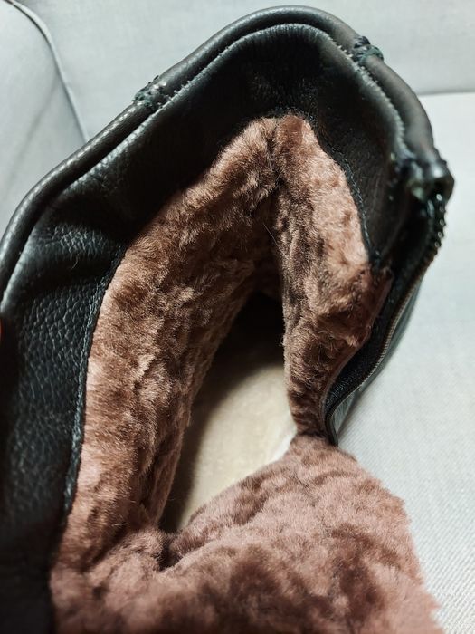 Sztyblety JOMOS roz.45 kozaki, skóra naturalna, wełna