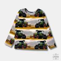 98-146 bluzka z traktorek 3 d wyprzedaż