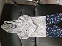 Komplet dla dziewczynki bluza 140 Cocodrillo i spodnie 140 h&m