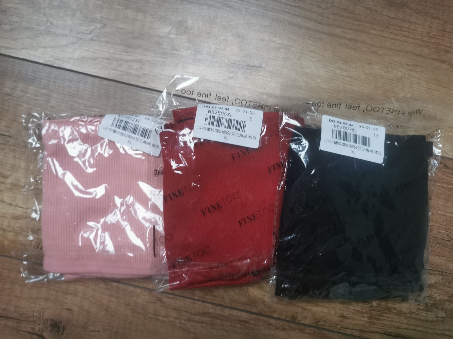 3 pak majtek Finetoo XL bawełna figi
