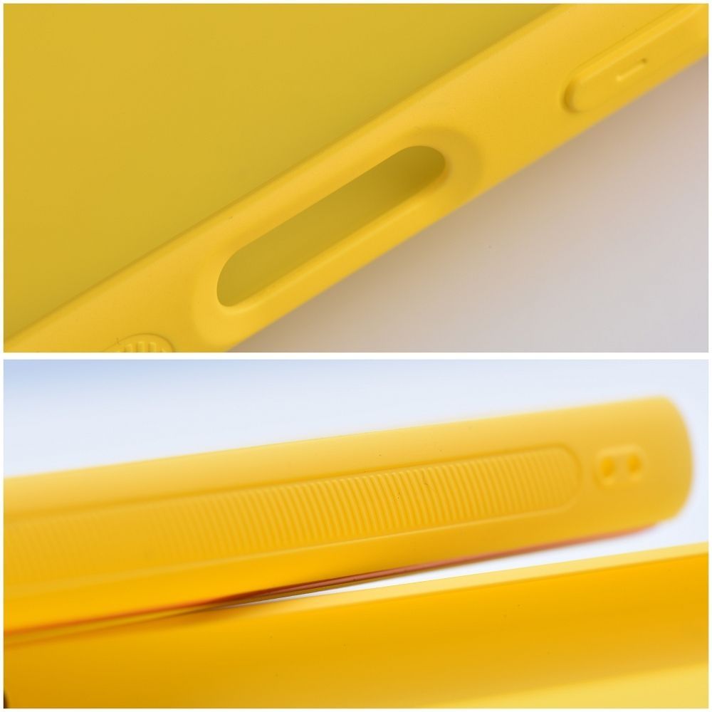 Futerał LEATHER CASE skórzany do SAMSUNG S24 Ultra żółty + szkło