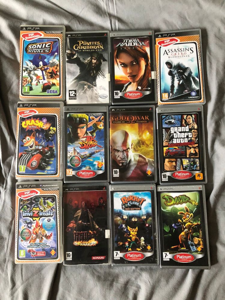 Vendo Jogos para PSP