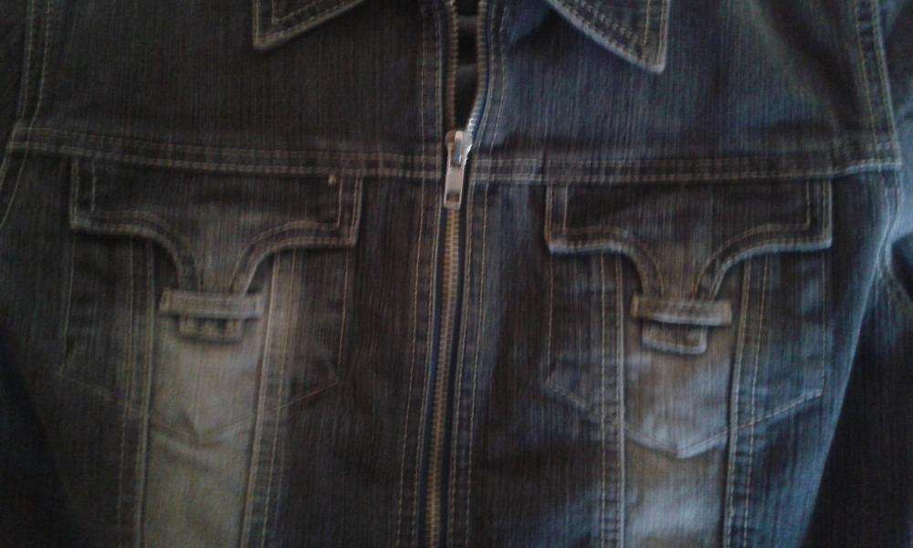 Kurtka S jeans a'la ramoneska "s" krótka, nowa damska dziecięca