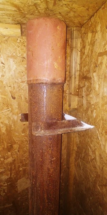 Б/У печка (95см глубина)  буржуйка булерьян печь варочная Мрия+дымоход